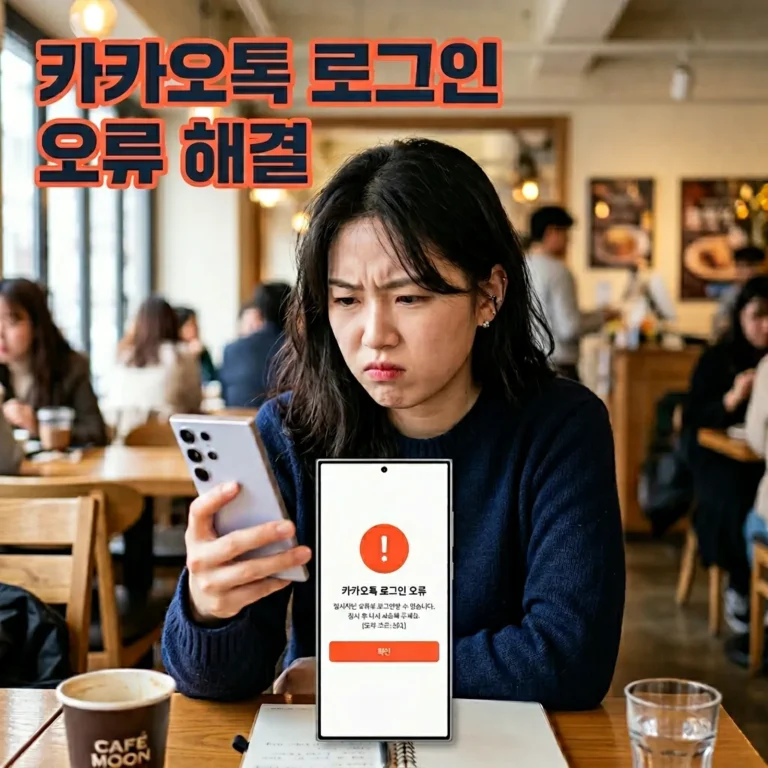 갤럭시 S25 Ultra 카카오톡 로그인 안 될 때 확인할 3가지