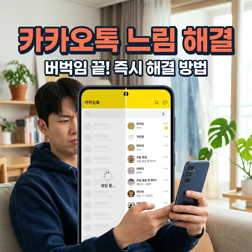 갤럭시 A56 카카오톡 느릴 때 — 저사양 최적화 방법 5가지