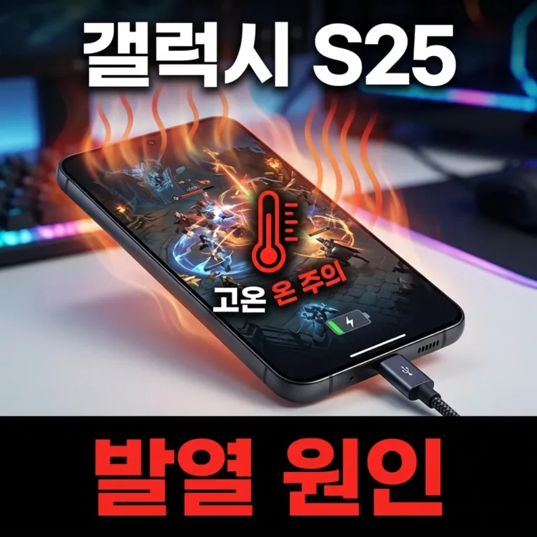 갤럭시 S25 발열 잡는 5가지 방법|게임·충전 필수