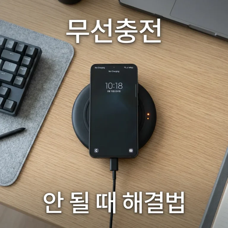 갤럭시 S25 무선충전 안 될 때 5가지 해결법