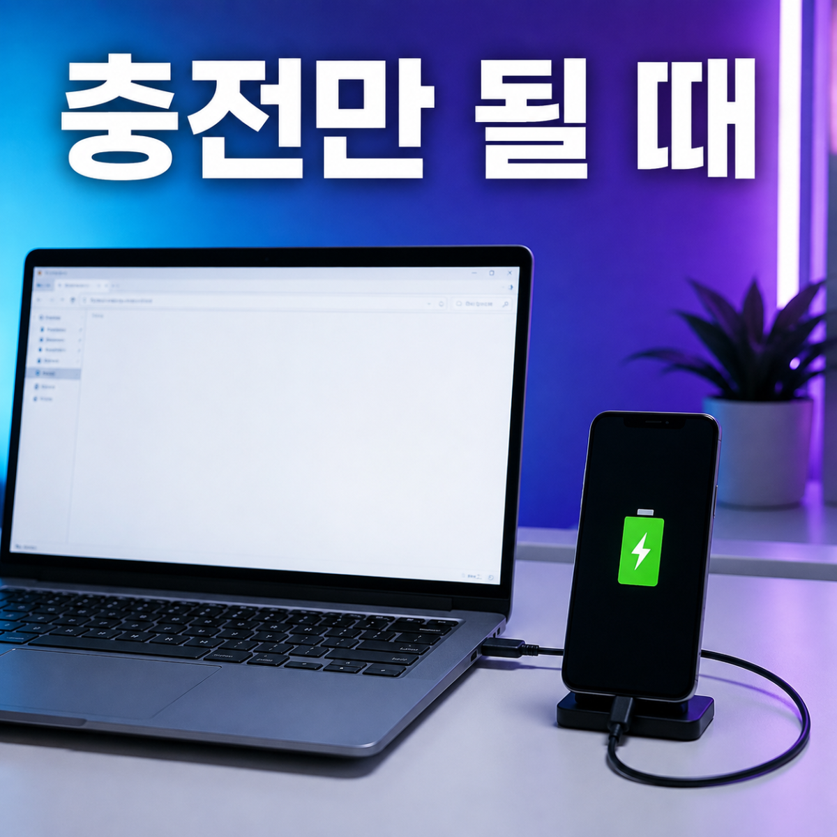 충전만 될 때