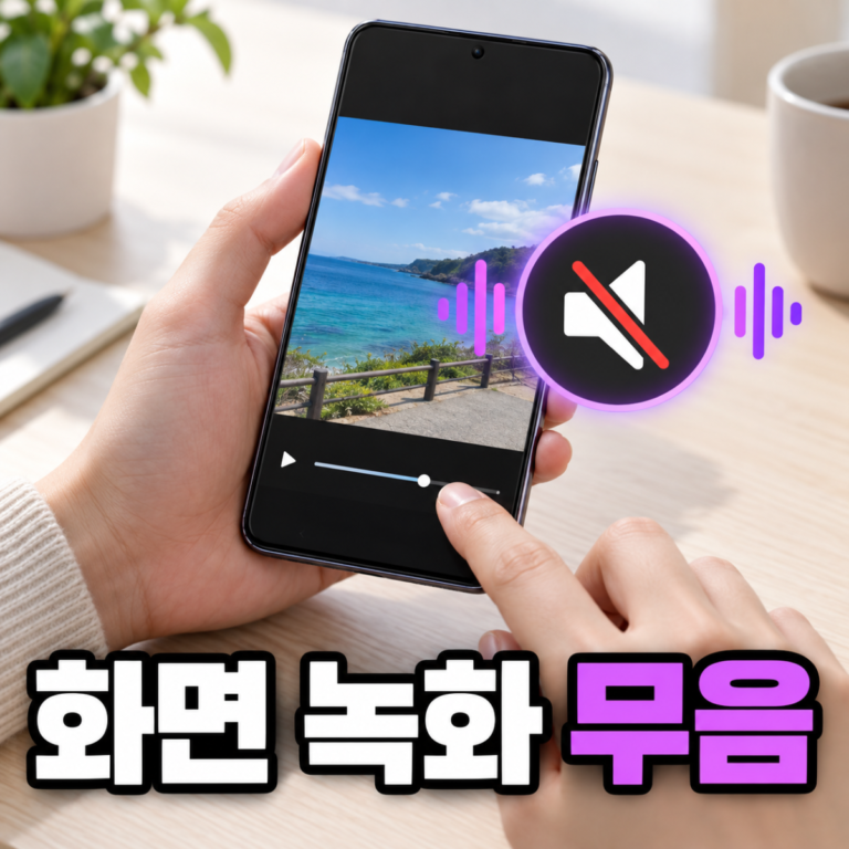 갤럭시 화면 녹화 소리 안 나올 때|소리 설정·앱 제한 확인