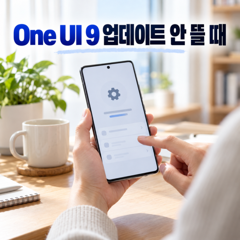 One UI 9 업데이트 안 뜰 때|S26 대상·순차 배포·수동 확인