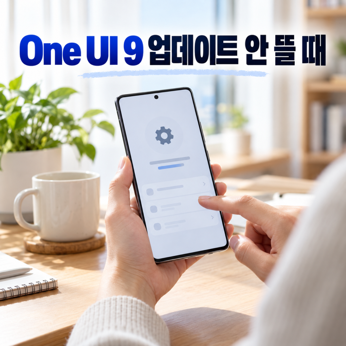 One UI 9 업데이트 안 뜰 때