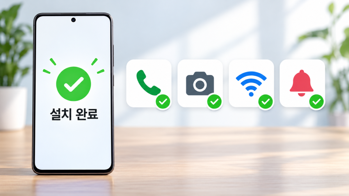 설치 완료 확인