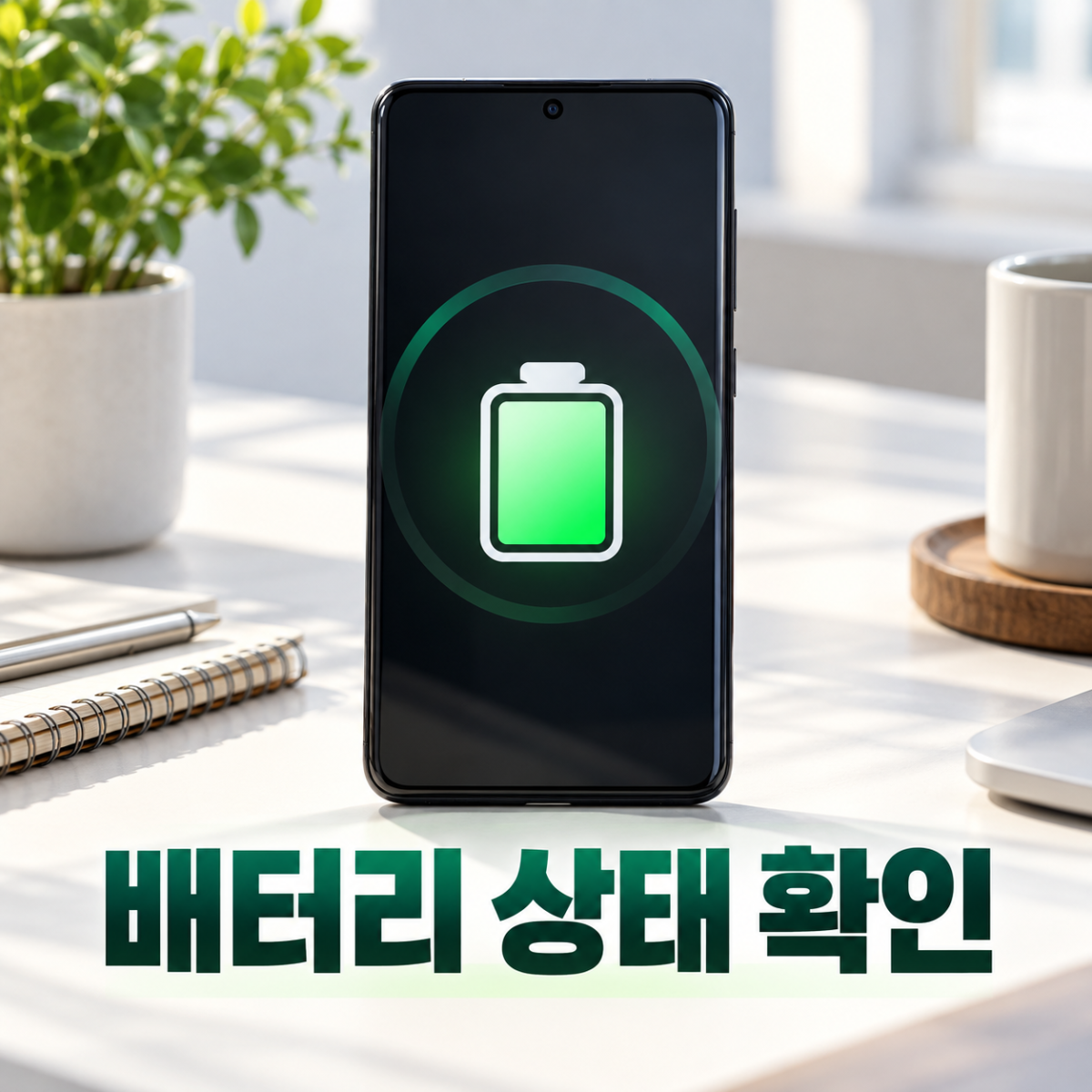 갤럭시 배터리 상태 확인 대표 이미지