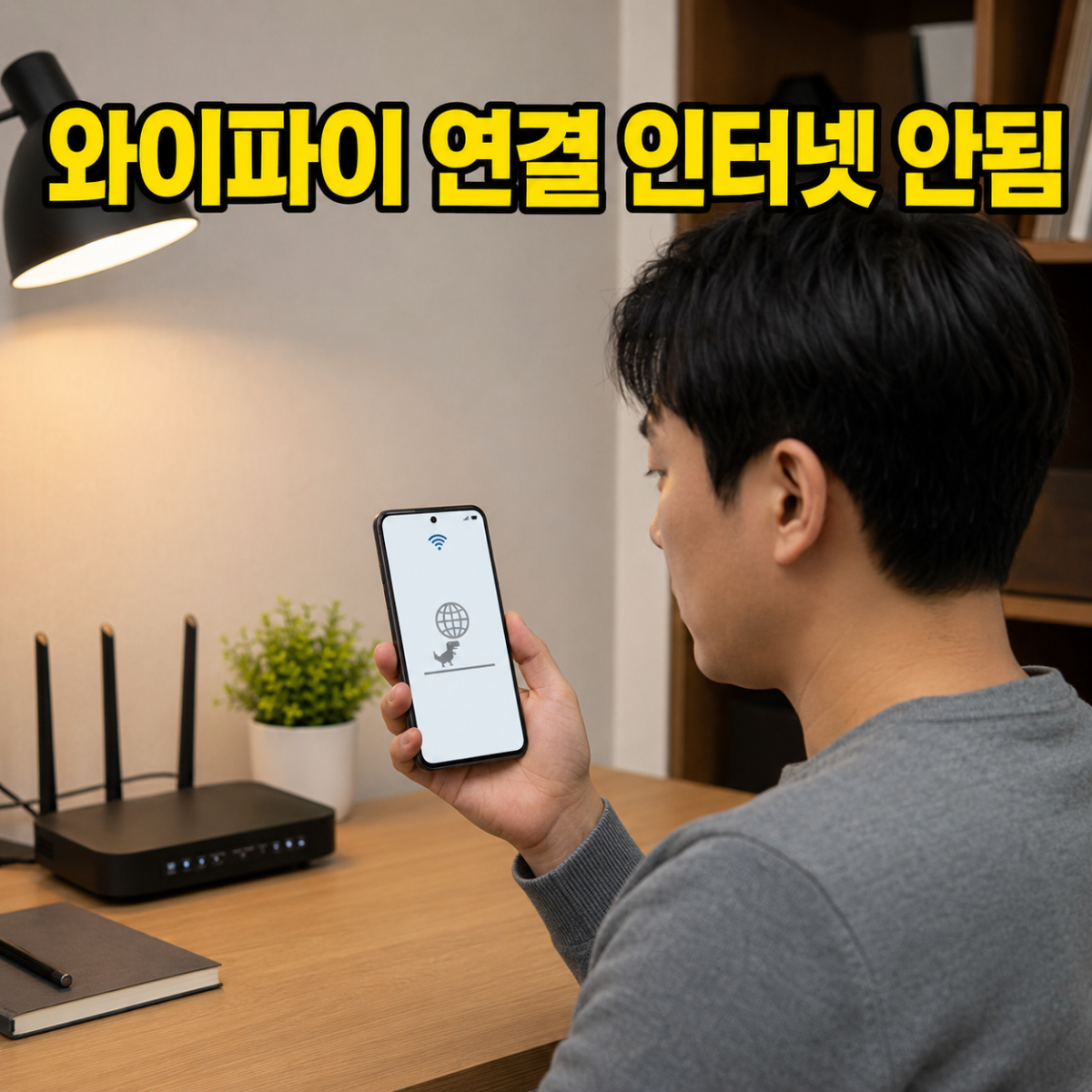 와이파이 연결 인터넷 안됨